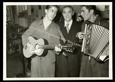 Vintage Snapshot Photo Hohner Arietta IM Accordion Musical Instrument Guitar picture