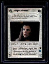 1999 Decipher Star Wars CCG Foil - Unplaid Daughter of Skywalker picture