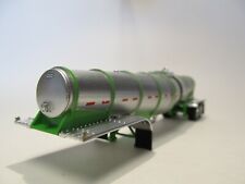 DCP FIRST GEAR 1/64 SCALE POLAR DROP CENTER TANKER, SILVER, LIME GREEN UNDERCARR picture