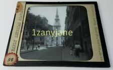 Glass Magic Lantern Slide ORZ EARLY AMERICAN HISTORY old north CHURCH BOSTON MA picture