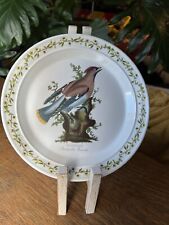 Portmeirion Birds of Britain  8 5/8 in Luncheon Plate England-Waxwing picture