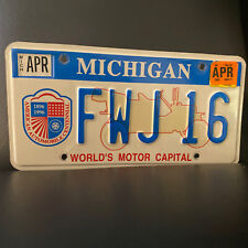 April 2003 Michigan License Plate World’s Motor Capital picture