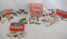 Collection of 77 Britains England Vintage Farm Animals People and Boxes picture