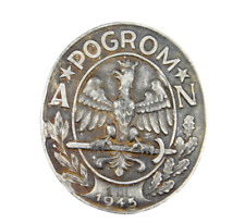 2394 WW2 POLISH HOME ARMY AK POGROM SQUAD BADGE picture