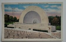 Vintage Postcard Iowa Music Pavilion Grandview Park Sioux City IA Posted 1937 picture