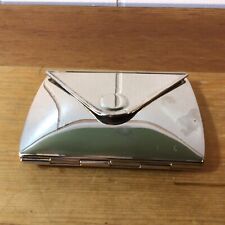 VTG.Sheridan Silver,Pocket /Purse,Dual Vanity Mirrors,Silver Plated,Button Snap picture