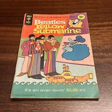 Beatles Yellow Submarine Gold Key Comic Book 1968 with Poster Intact Attached picture