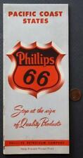 1956 Phillips 66 Gas & Oil service station Pacific Coast States Route 66 map---- picture