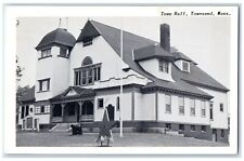 c1930's Town Hall Building Townsend Massachusetts MA Unposted Vintage Postcard picture
