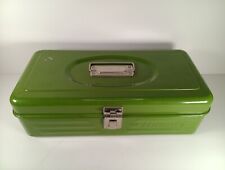 Vintage Union Toolbox Lunch Box Green Metal With Latch picture