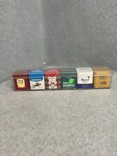 VTG Lot of 6 Small Square Tins Kentucky Club Product Display w/Case picture