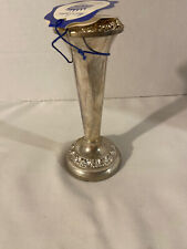 Vintage Ianthe Silver Plated Posy Bud Vase Hatpin English Silverplate W/Tag picture
