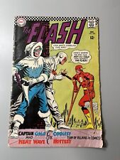 The Flash #166 Vol 1 (1966) Captain Cold &Heat Wave Appearance *GD/VG 3.0 range* picture