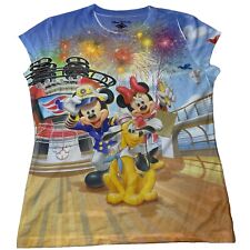 RARE Disney Cruise Line Characters Sleeveless Shirt Women’s Large L picture