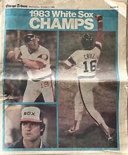 VTG 1983 Chicago Tribune Rare 48 Page Insert: White Sox Champs (October 5, 1983) picture