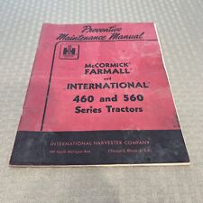 Preventive Maintenance Manual McCormick Farmall and International 460 560 series picture