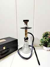 Portable Modern Mini Glass Hookah Complete Set with Carrying Case Bag  picture