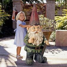 Hi Ho Off To Work We Go - Child Sized Grand Scale Giant Dwarf Garden Gnome picture