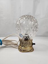 Vintage I.W.Rice & Co portable lamp Etched Glass globe portable lamp etched lamp picture
