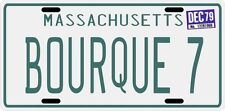 Ray Bourque Boston Bruins Hockey #7 1979 License plate picture