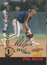 Phil Nevin 1994 Signature Rookie RC autograph auto card 37 /8650 picture