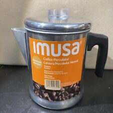 IMUSA 6 Cup Coffee Maker Percolator Camping Stovetop Aluminium Missing Pole picture