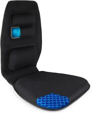 Premium Gel Cushion and Firm Back Support | Seat Cushion Pad and Upper Lower picture