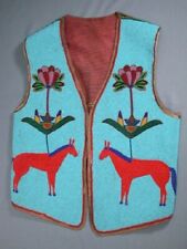 Native American Floral Design Handmade Beaded Vest Front Powwow Regalia XNV503 picture