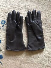 Vintage Women's Avon Novahide  Gloves Size B Fits 7.5 - 8.5 Color Brown picture
