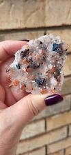 Beautiful Phantom Quartz Cluster With Gorgeous Pyrite  Will Stand picture