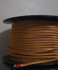 Gold Rayon Covered Parallel Lamp Cord Wire, Sold Per Ft., 6 Ft. Minimum picture