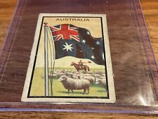 1963 Topps Midgee Flags #4 Australia EX picture