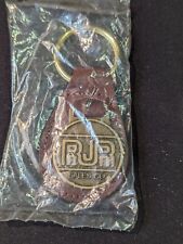 Vintage RJ Reynolds Tobacco Co Leather Key Chain RJR Sales Co NEW (SEH1) picture