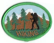 Boy Girl HIKING HIKE HIKER trip trail Fun Patches Crests GUIDES/SCOUTS Miles picture