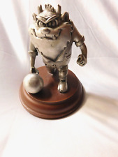 Warner Brothers Tasmanian Devil Acme Bowling League Pewter Statue Figure Taz picture