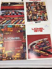 Lionel Trains Catalogs Lot of 4 1976 1977 1978 1979 Model Railroad picture