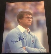DAN REEVES SIGNED 8X10 PHOTO GIANTS LEGEND HEAD COACH W/COA+PROOF RARE WOW picture