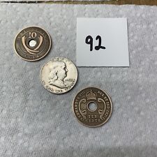 Real 90% Silver Franklin  And Copper African Ten Copper Silver Set picture