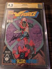  X-Force #2 CGC 9.2  WP 2nd  Deadpool  1st App Weapon X Signed Rob Liefeld🔥 picture