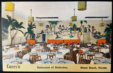 Vintage Postcard 1955 Curry's Restaurant, Miami Beach, Florida (FL) picture