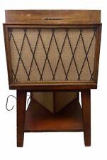1950s RCA Victor High Fidelity Phonograph Record Player 3-HES-5 & Speaker Stand picture