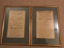 Two 19th century Theatre Royal  Covent Garden Shakespeare fliers 1819,1821  picture