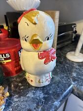 1940's Vintage Royal Ware Chick holding Cookie Cookie Jar picture