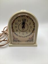 Mid Century ~TIMEX~ Lighted Dial Bedroom Clock~Analog Works Beautifully picture
