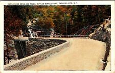 Horse Bend & Falls Rip Van Winkle Trail Catskill Mts. N.Y. 1932 Vintage Postcard picture