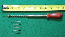 Vtg STEELCRAFT SPIRAL HAND PUSH DRILL MADE IN GERMANY BRITISH ZONE 1940's picture