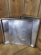 WEAR EVER VINTAGE HEAVY DUTY ALUMINUM BAKING PAN/COOKIE SHEET USA LOT OF THREE picture