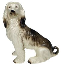 8.5” Kingston Pottery Hull England Afghan Hound Dog Ceramic Figurine picture