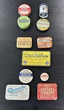 Eleven Vintage 20's-30's-40's Medicine Tins- Including Sampler picture
