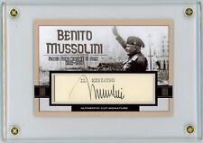 Benito Mussolini (Italy) ~ Signed Autographed Custom Trading Card ~ JSA LOA picture